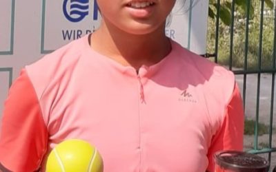 Zara Sophie Comia als jüngste im Feld mit Turniersieg